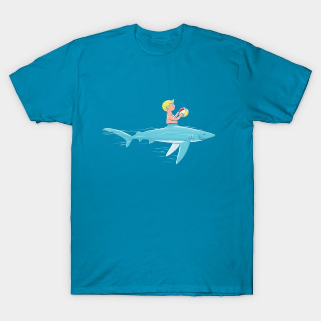 Shark Bait T-Shirt by victorcalahan